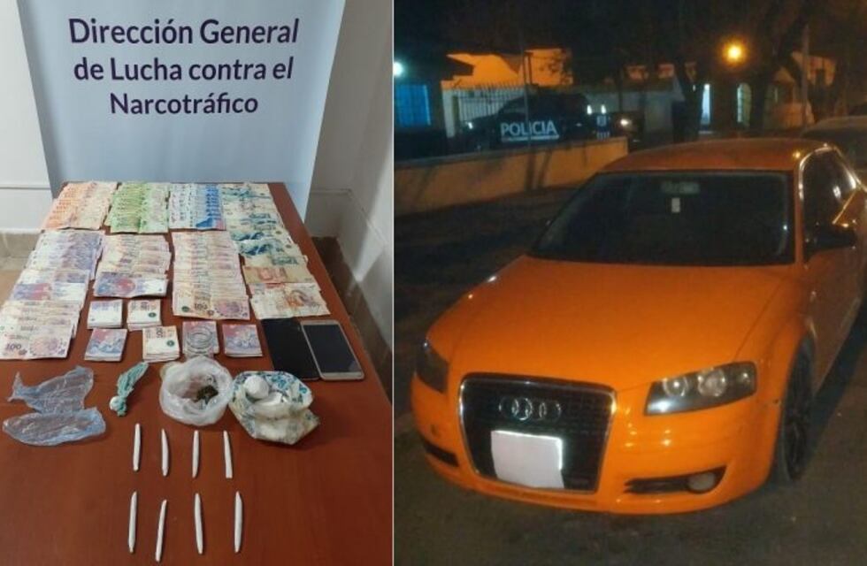 Detuvieron al "Tijeritas" con drogas y un Audi en San Martín