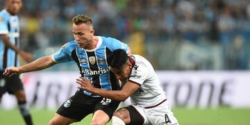 José Luis Gómez confesó que analiza dejar el fútbol tras perder la final de la Copa Libertadores con Lanús\u002E (AP Photo/Wesley Santos)