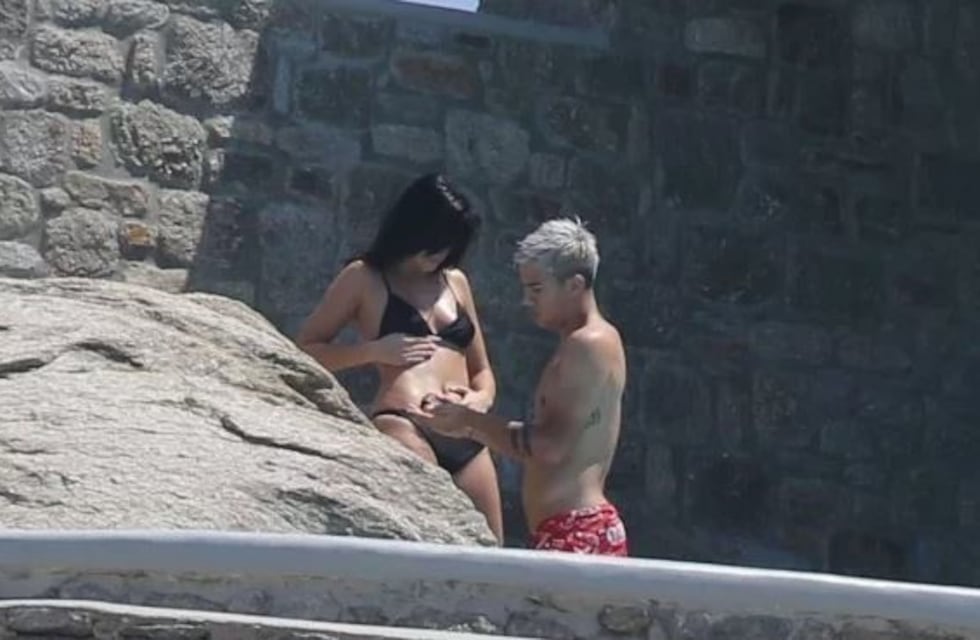 Oriana Sabatini y Paulo Dybala se mostraron apasionados en sus vacaciones