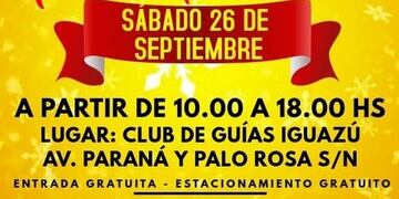 La feria será el sábado 26 de septiembre\u002E