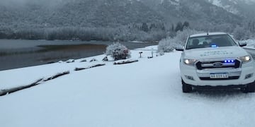 Bariloche se tiñó de blanco luego de la primer nevada de invierno