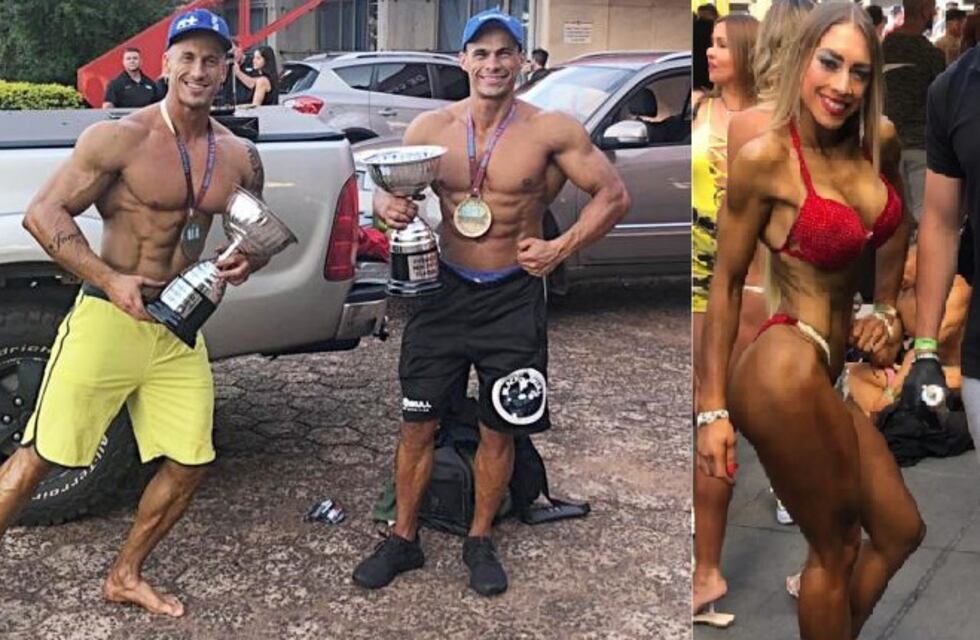 Fisicoculturistas iguazuenses representaron a Misiones y obtuvieron nuevos títulos