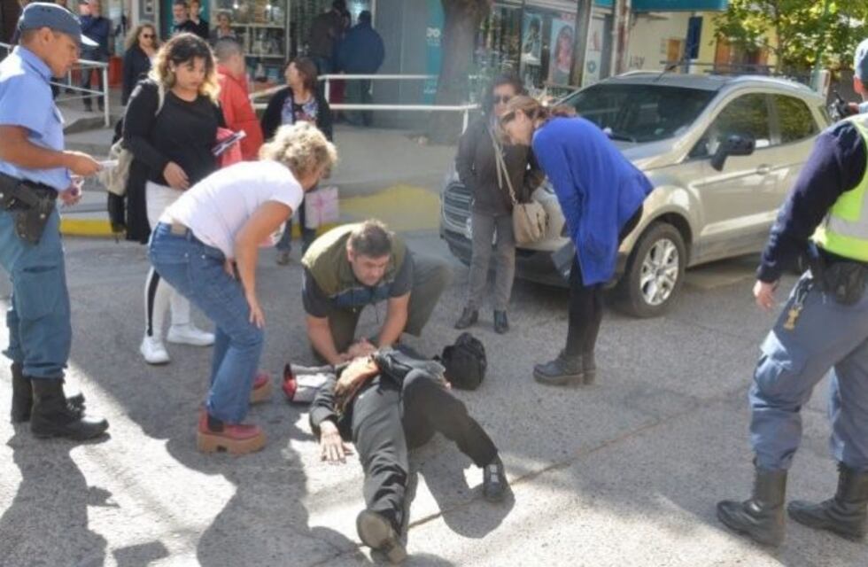 Atropellaron a una anciana en el centro neuquino