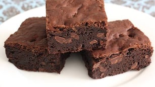 Brownies caseros, una preparación riquísima.