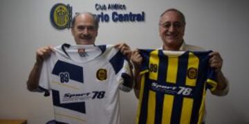 El contrato fue anunciado por el presidente canalla Rau00fal Broglia y el empresario Nelson Graells.