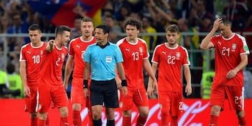 El árbitro de Argentina - Francia