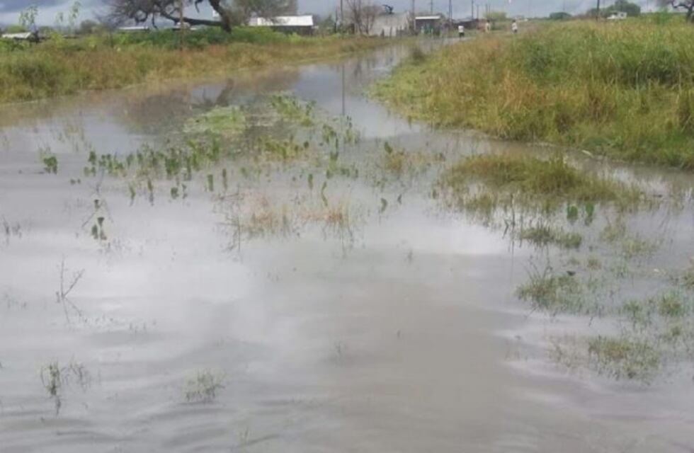 Se inundó otra localidad santafesina