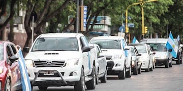 Banderazo del 8N en San Rafael