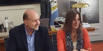 Sabina Frederic, ministra de Seguridad, visita Santa Fe\u002E (Foto: Clarín/Luciano Thieberger)