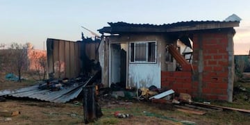 Incendio en casa de un enfermero del Hospital San Roque