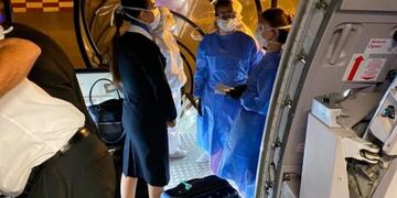 Activaron el protocolo de seguridad por coronavirus en Ezeiza por un pasajero que llegó con fiebre desde Estados Unidos (Foto: Infobae)