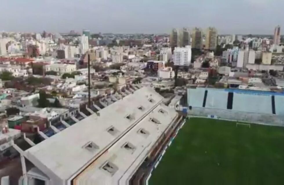 Pusieron el último paño en la nueva tribuna del Gigante