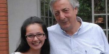 Guillermina y Néstor kirchner\nCrédito: Facebook