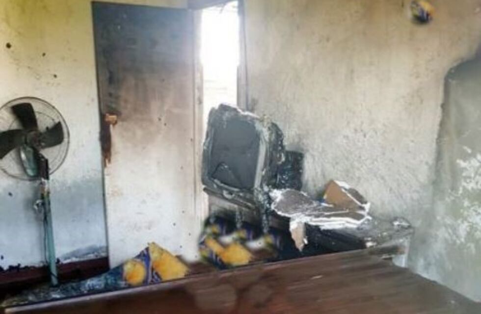 Dramático salvataje de una niña en un incendio