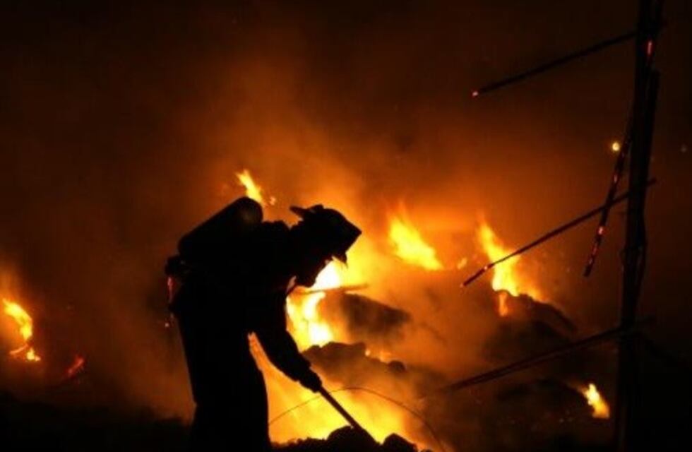 Después del fuego, comenzaron a relevar los campos dañados