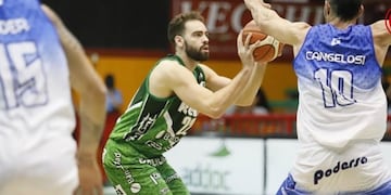 El debutante Rivas, hijo de una leyenda del básquet boricua, importante en el triunfo de Atenas\u002E