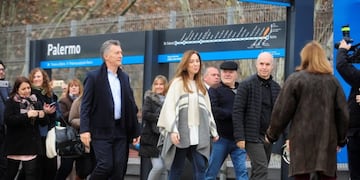 El presidente Mauricio Macri encabezó la inauguración del viaducto San Martín\u002E (Luciano Thieberger)