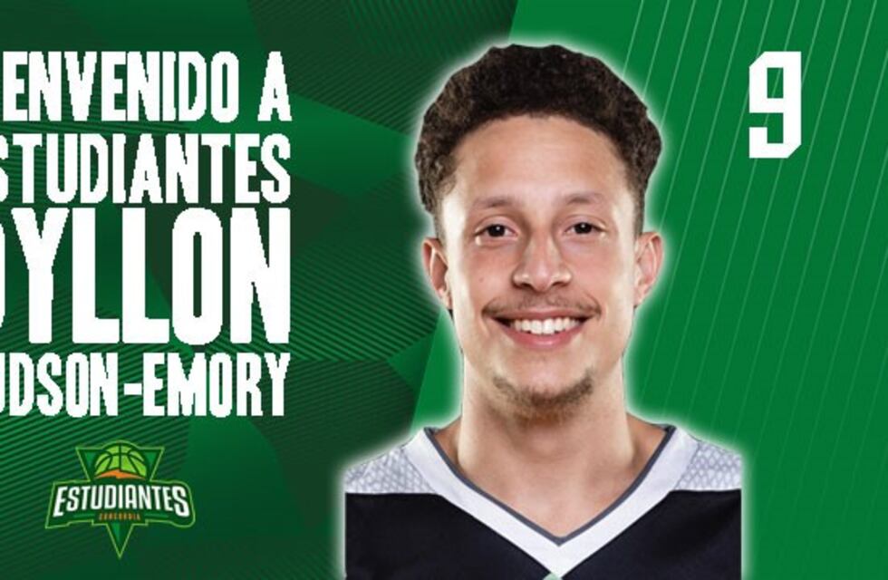 Dyllon Hudson-Emory, refuerzo para el equipo de Estudiantes