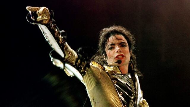 U.S. popstar Michael Jackson performs during his