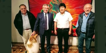 Valdéz, Fernández, Morales, Yasky, en Olivos