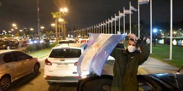 caravana en Tigre en contra de la cuarentena (La Nación)