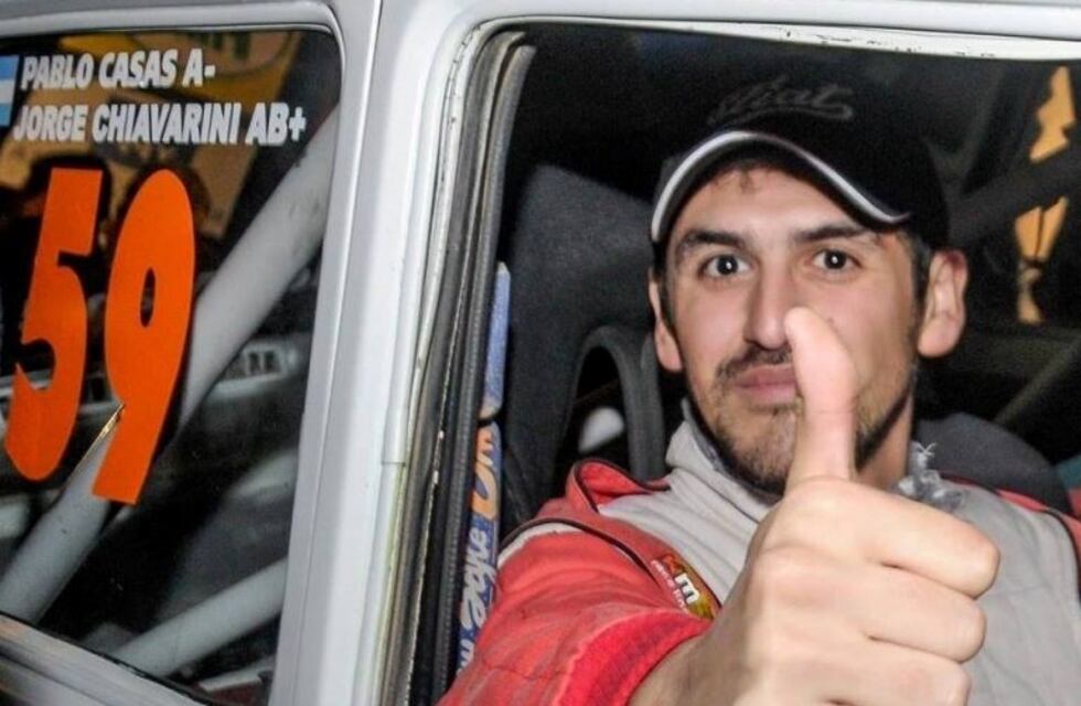 Pablo Casas de Arroyito estará en la ultima fecha del Rally Provincial