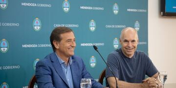 Rodolfo Suarez y Horacio Rodríguez Larreta