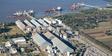 La planta de Louis Dreyfus en General Lagos fue escenario de uno de los últimos accidentes laborales que provocó una muerte\u002E (Archivo)