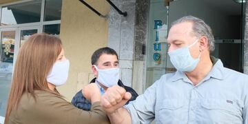 Sergio Berni de visita en Azul