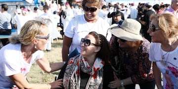 La ex senadora nacional celebró la presencia de 50 mil jóvenes en el Hipódromo\u002E (@gabimichetti)