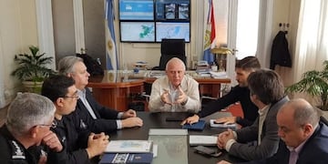 Lifschitz encabezó reuniones en materia de seguridad (Prensa Gobernación)