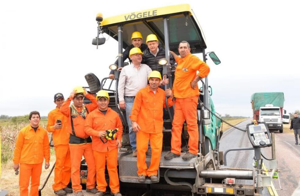 Peppo destacó que a pasar de la crisis, se pudieron realizar obras viales