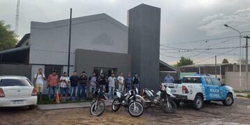 Desde la Comisaría 8 se coordina el trabajo para atrapar a Sampayo\u002E (Prensa Policía del Chaco)