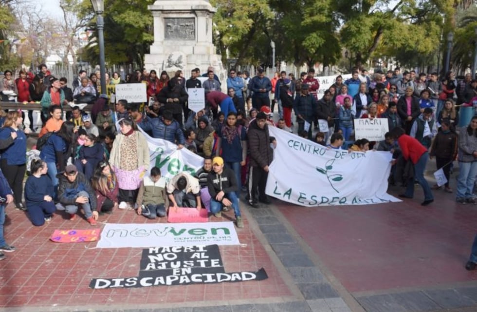 San Luis: personas con discapacidad reclamaron al Gobierno nacional por el ajuste en la cobertura de salud