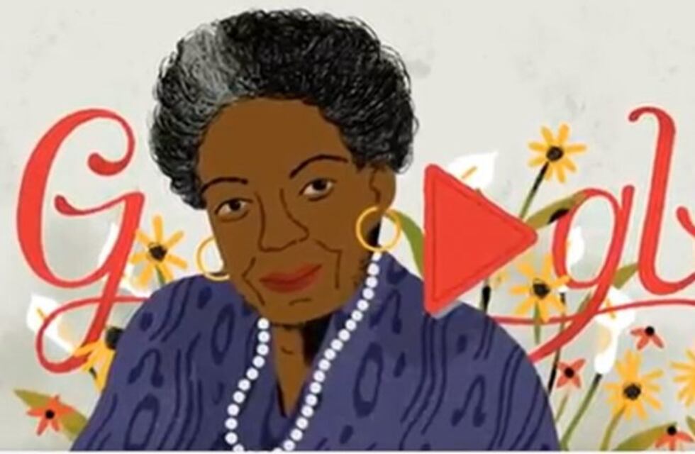 Google dedica un "doodle" a la poeta y activista afroamericana Maya Angelou