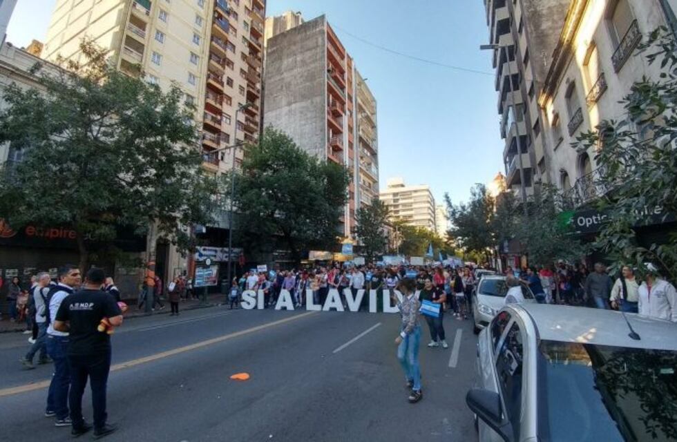 Miles de cordobeses le dicen sí a la "Marcha por la vida"