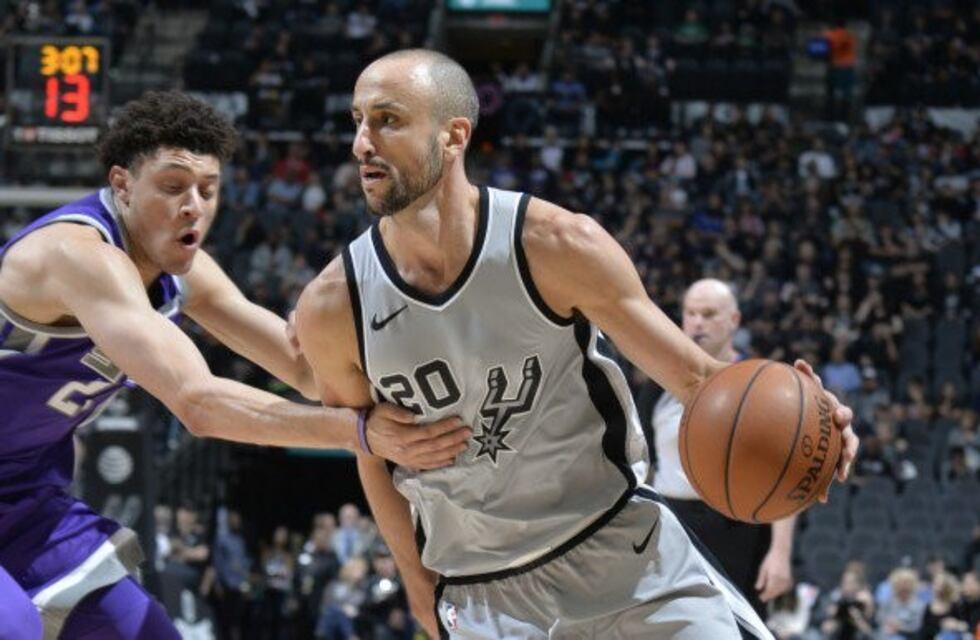Ginóbili regresó con 15 puntos en el triunfo de Spurs sobre los Kings