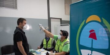 Tests a camiones en los ingresos a Mendoza\u002E