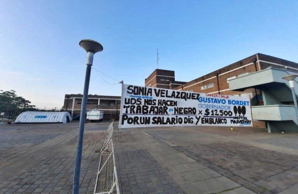 Protesta de trabajadores del hospital Masvernat