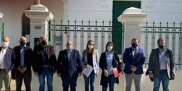 Los legisladores provinciales viajaron a Reconquista para reunirse con el juez Fabián Lorenzini\u002E (@palooliver)