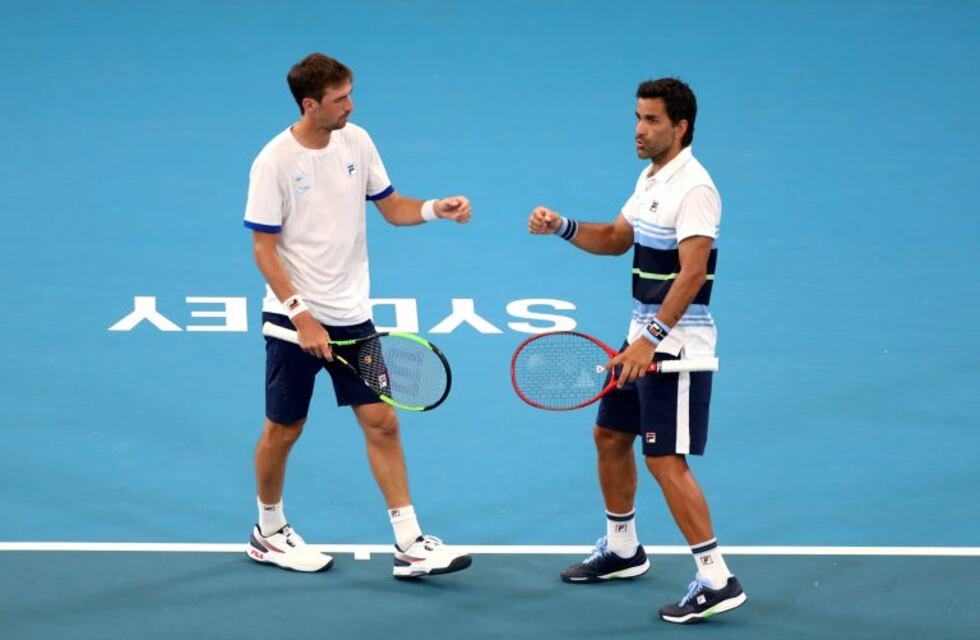 ATP Cup: Argentina ganó también el dobles y se impuso 3-0 en la serie ante Croacia