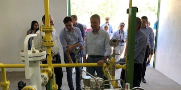 Schiaretti inauguró gasoductos troncales en el sudeste de la provincia\u002E