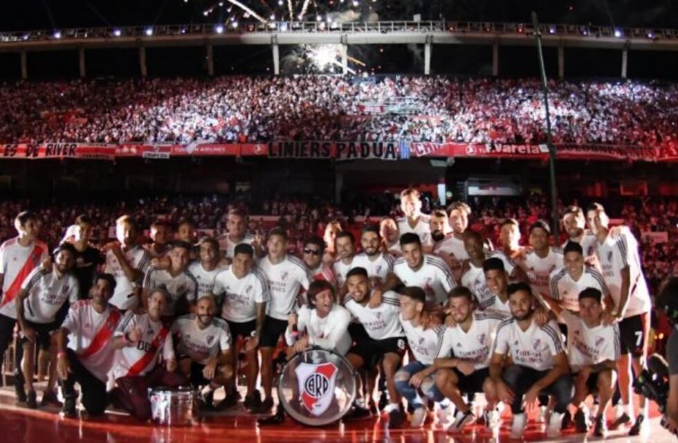 River tuvo un festejo "Monumental" a un año de la final en Madrid
