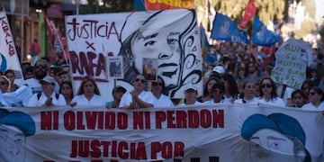 Marcha en pedido de Justicia por el caso Rafael Nahuel. Archivo.