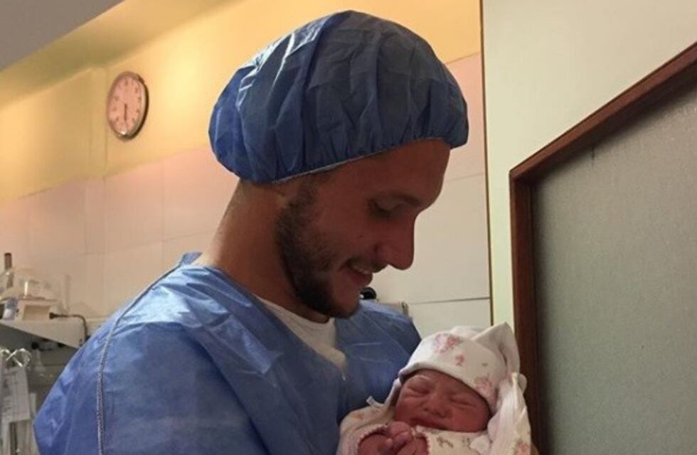 La atajada de su vida: Jeremías Ledesma tuvo una hija y compartió un tierno mensaje