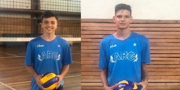 A la izquierda Monzón, a la derecha Weremzcuck