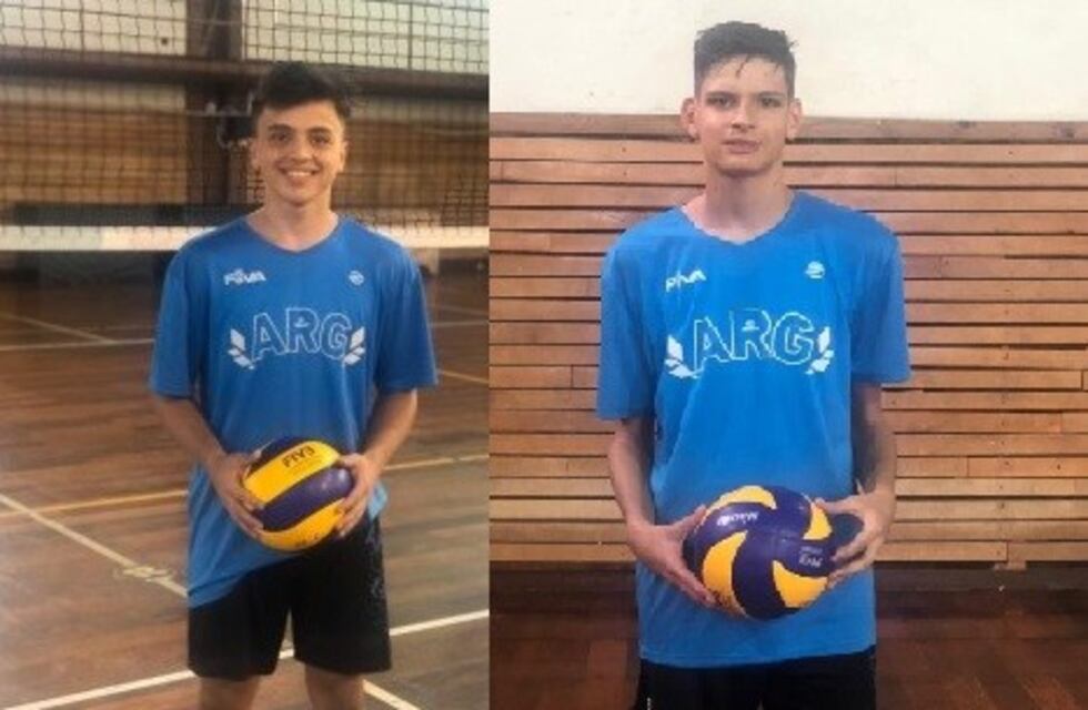Vóley: dos misioneros forman parte de la Preselección Argentina SUB-19