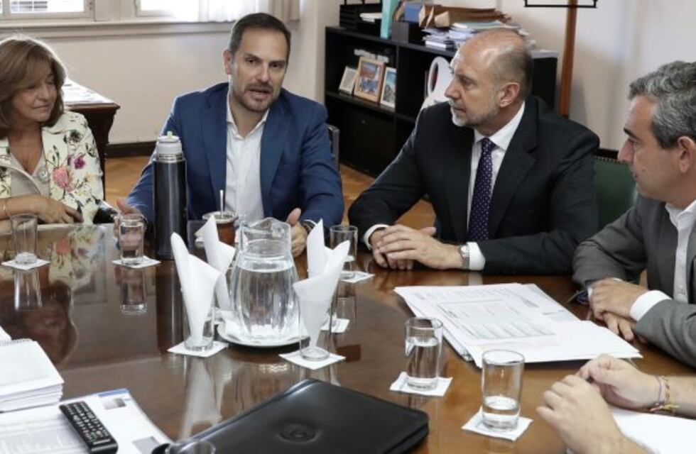 Perotti y Javkin en Buenos Aires acordaron con Nación retomar las obras del Monumento a la Bandera