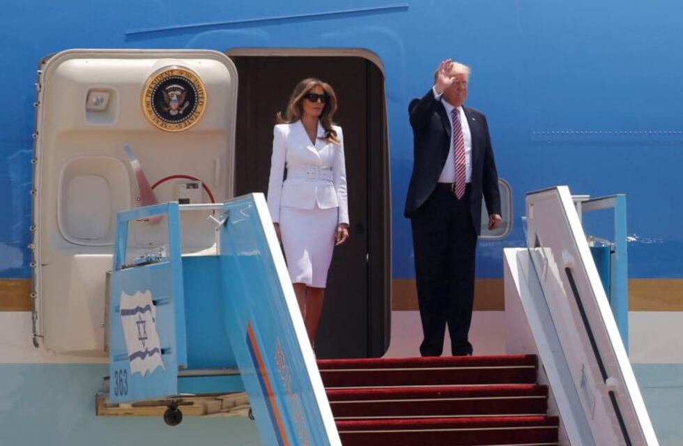 Trump llegó a Israel para la segunda etapa de su gira