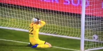 El arquero italiano Perucchini y un increíble gol en contra\u002E (TV)